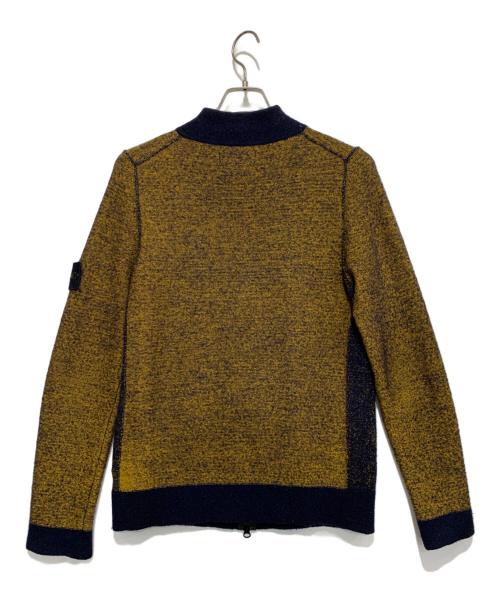 STONE ISLAND（ストーンアイランド）STONE ISLAND (ストーンアイランド) ニットジャケット ブラウン サイズ:Lの古着・服飾アイテム