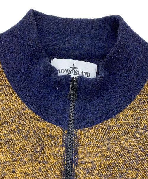 STONE ISLAND（ストーンアイランド）STONE ISLAND (ストーンアイランド) ニットジャケット ブラウン サイズ:Lの古着・服飾アイテム