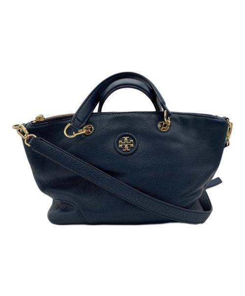 TORY BURCH（トリーバーチ）TORY BURCH (トリーバーチ) ショルダーバッグ ネイビーの古着・服飾アイテム