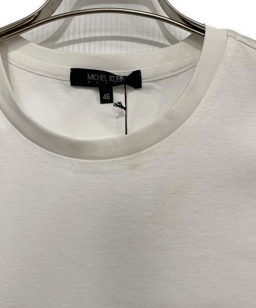 MICHEL KLEIN（ミッシェルクラン）MICHEL KLEIN (ミッシェルクラン) Tシャツ ホワイト サイズ:SIZE46の古着・服飾アイテム