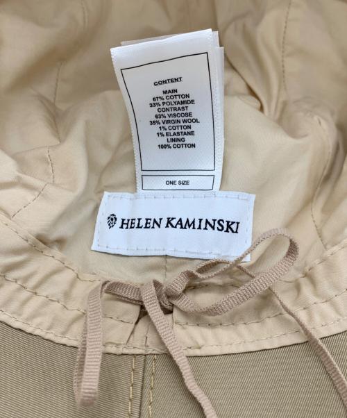 HELEN KAMINSKI（ヘレンカミンスキー）HELEN KAMINSKI (ヘレンカミンスキー) ハット ベージュ サイズ:one sizeの古着・服飾アイテム