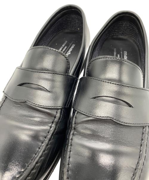 madras（マドラス）madras (マドラス) green label relaxing (グリーンレーベルリラクシング) ローファー ブラック サイズ:25㎝の古着・服飾アイテム