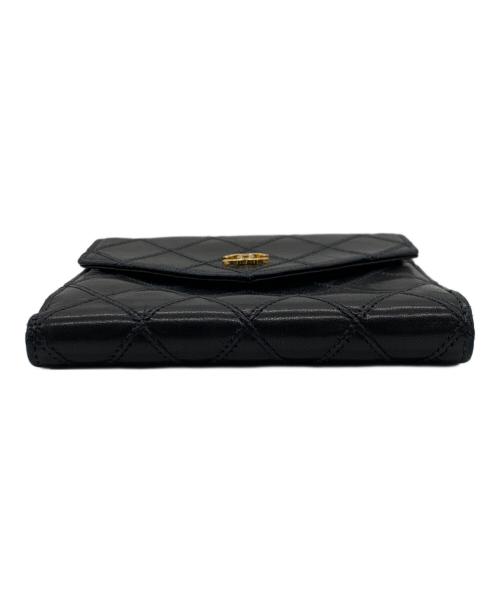 CHANEL（シャネル）CHANEL (シャネル) 2つ折り財布 ブラック サイズ:-の古着・服飾アイテム