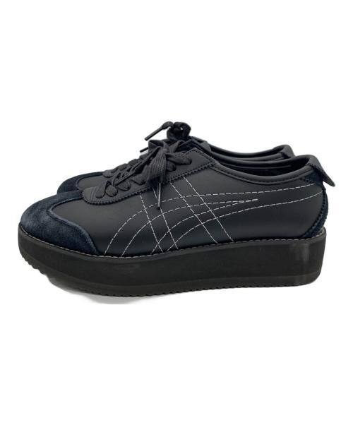 Onitsuka Tiger（オニツカタイガー）Onitsuka Tiger (オニツカタイガー) シューズ ブラック サイズ:24㎝の古着・服飾アイテム