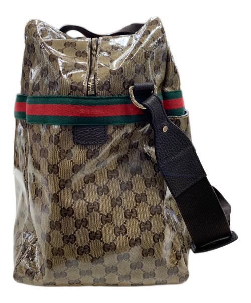 GUCCI（グッチ）GUCCI (グッチ) ボストンバッグ ブラウンの古着・服飾アイテム
