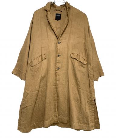 中古・古着通販】pas de calais (パドカレ) リネンシャツ ブラウン