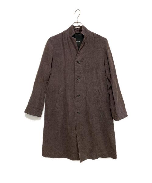 pas de calais（パドカレ）pas de calais (パドカレ) リネン混シャツ ブラウン サイズ:36の古着・服飾アイテム