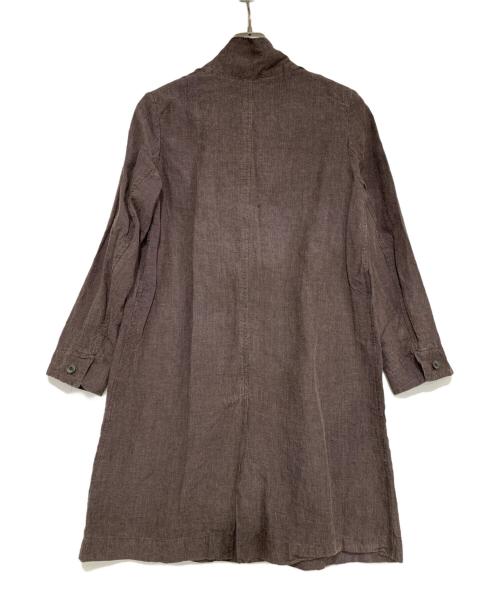 pas de calais（パドカレ）pas de calais (パドカレ) リネン混シャツ ブラウン サイズ:36の古着・服飾アイテム