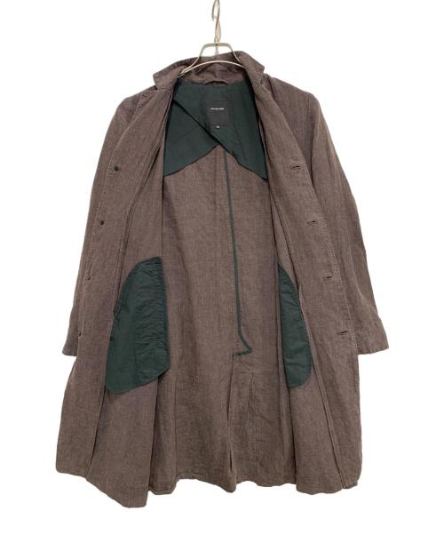 pas de calais（パドカレ）pas de calais (パドカレ) リネン混シャツ ブラウン サイズ:36の古着・服飾アイテム