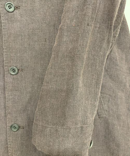 pas de calais（パドカレ）pas de calais (パドカレ) リネン混シャツ ブラウン サイズ:36の古着・服飾アイテム