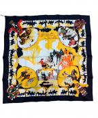 HERMESエルメス）の古着「スカーフ」｜イエロー×ブラック