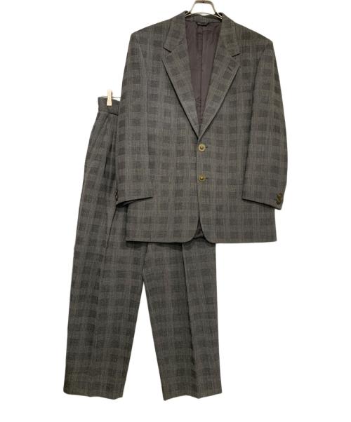 GIANNI VERSACE（ジャンニ・ヴェルサーチ）GIANNI VERSACE (ジャンニ・ヴェルサーチ) セットアップスーツ グレー サイズ:SIZE46の古着・服飾アイテム