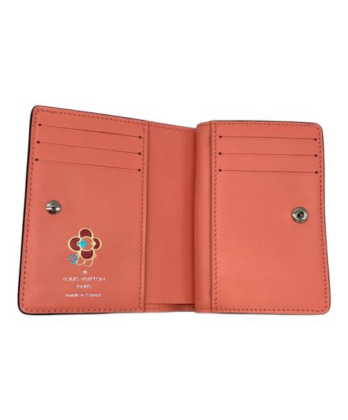 LOUIS VUITTON（ルイ ヴィトン）LOUIS VUITTON (ルイ ヴィトン) ポルトフォイユ・クレア トロピカルコーラル ピンクの古着・服飾アイテム