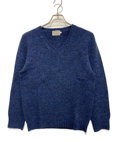 INVERALLAN（インバーアラン）INVERALLAN (インバーアラン) 薄手ニット ネイビー サイズ:Sの古着・服飾アイテム