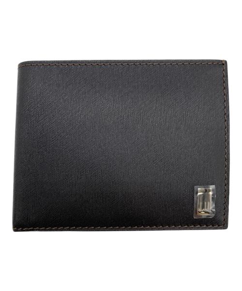 dunhill（ダンヒル）dunhill (ダンヒル) 2つ折り財布 ブラックの古着・服飾アイテム