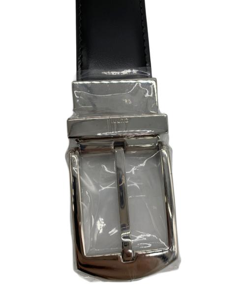 dunhill（ダンヒル）dunhill (ダンヒル) レザーベルト ブラックの古着・服飾アイテム