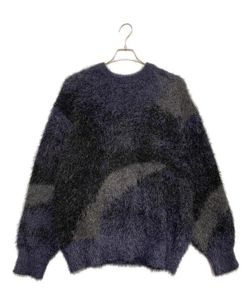 MICHEL KLEIN（ミッシェルクラン）MICHEL KLEIN (ミッシェルクラン) ニット ネイビー サイズ:M 未使用品の古着・服飾アイテム