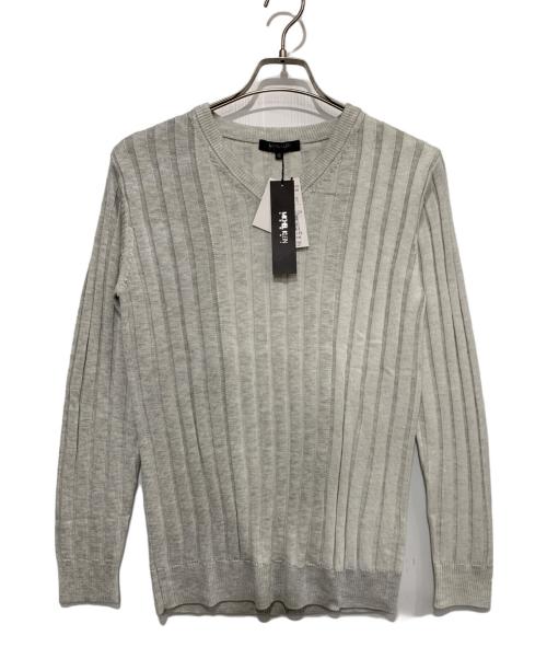 MICHEL KLEIN（ミッシェルクラン）MICHEL KLEIN (ミッシェルクラン) 薄手ニット グレー サイズ:Mの古着・服飾アイテム