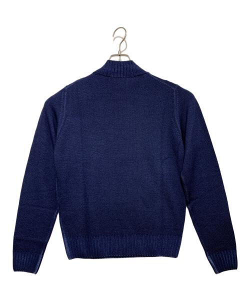 FILIPPO DE LAURENTIIS（フィリッポ・デ・ローレンティス）FILIPPO DE LAURENTIIS (フィリッポ・デ・ローレンティス) 薄手ニット ネイビー サイズ:S 未使用品の古着・服飾アイテム