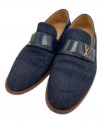 LOUIS VUITTONルイ ヴィトン）の古着「ローファー」｜ネイビー