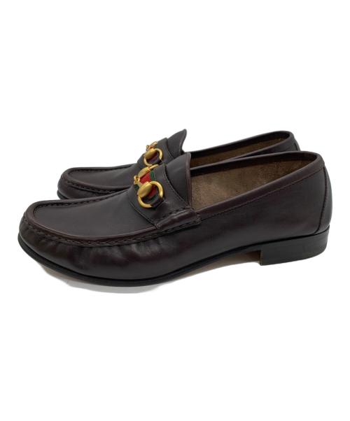 GUCCI（グッチ）GUCCI (グッチ) ローファー ブラウン サイズ:27cmの古着・服飾アイテム