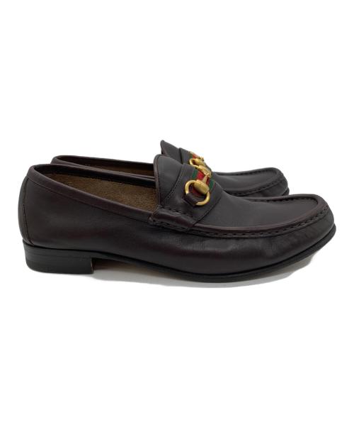 GUCCI（グッチ）GUCCI (グッチ) ローファー ブラウン サイズ:27cmの古着・服飾アイテム