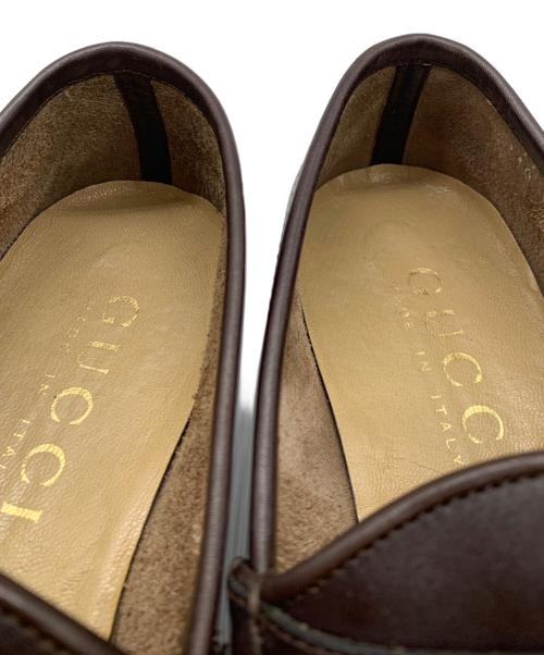 GUCCI（グッチ）GUCCI (グッチ) ローファー ブラウン サイズ:27cmの古着・服飾アイテム