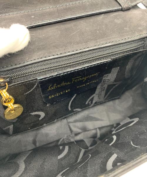 Salvatore Ferragamo（サルヴァトーレ フェラガモ）Salvatore Ferragamo (サルヴァトーレ フェラガモ) ショルダーバッグ ブラックの古着・服飾アイテム