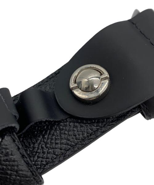 dunhill（ダンヒル）dunhill (ダンヒル) レザーベルト ブラックの古着・服飾アイテム