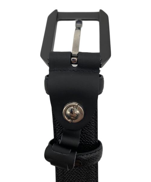 dunhill（ダンヒル）dunhill (ダンヒル) レザーベルト ブラックの古着・服飾アイテム