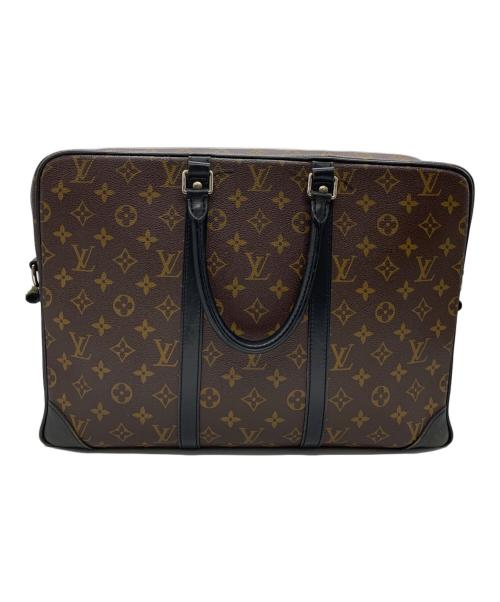 LOUIS VUITTON（ルイ ヴィトン）LOUIS VUITTON (ルイ ヴィトン) ポルトドキュマン・ヴォワヤージュGM ブラウンの古着・服飾アイテム