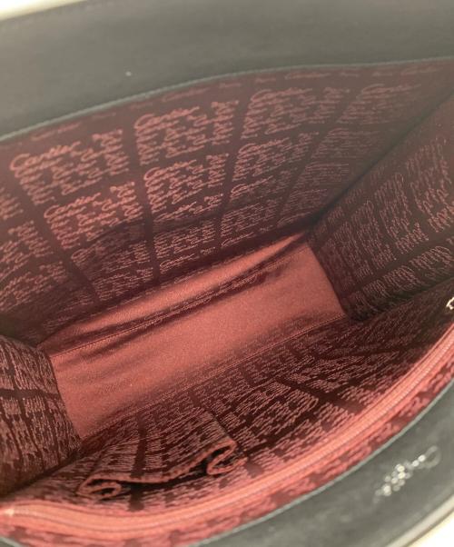 Cartier（カルティエ）Cartier (カルティエ) ハンドバッグ ブラックの古着・服飾アイテム