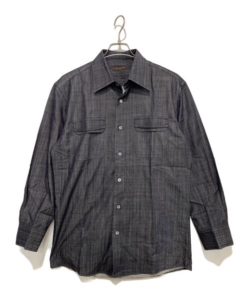 LOUIS VUITTON（ルイ ヴィトン）LOUIS VUITTON (ルイ ヴィトン) シャツ ネイビー サイズ:Mの古着・服飾アイテム