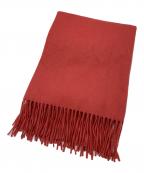 JOHNSTONS OF ELGINジョンストンズオブエルガン）の古着「カシミヤマフラー」｜ピンク