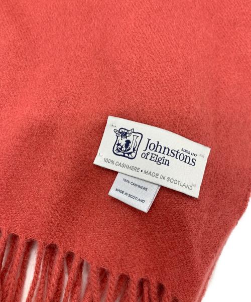 JOHNSTONS OF ELGIN（ジョンストンズオブエルガン）JOHNSTONS OF ELGIN (ジョンストンズオブエルガン) カシミヤマフラー ピンクの古着・服飾アイテム