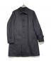 BLACK LABEL CRESTBRIDGE（ブラックレーベル クレストブリッジ）の古着「テクニカルウールシャークスキンステンカラーコート」｜ブラック