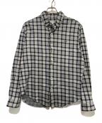 LACOSTEラコステ）の古着「長袖シャツ」｜ネイビー×グレー