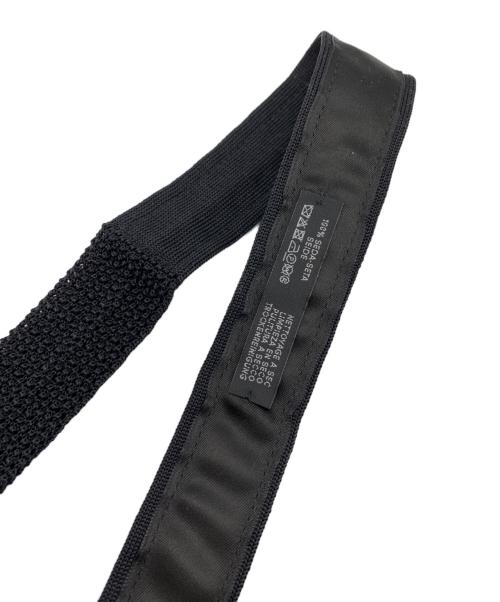HERMES（エルメス）HERMES (エルメス) シルクニットタイ ブラック サイズ:- 未使用品の古着・服飾アイテム