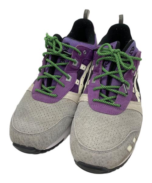 asics（アシックス）asics (アシックス) ローカットスニーカー グレー×パープル サイズ:29㎝の古着・服飾アイテム