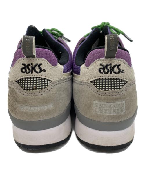 asics（アシックス）asics (アシックス) ローカットスニーカー グレー×パープル サイズ:29㎝の古着・服飾アイテム