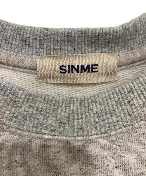 SINME（シンメ）SINME (シンメ) スウェット ライトグレー サイズ:FREEの古着・服飾アイテム