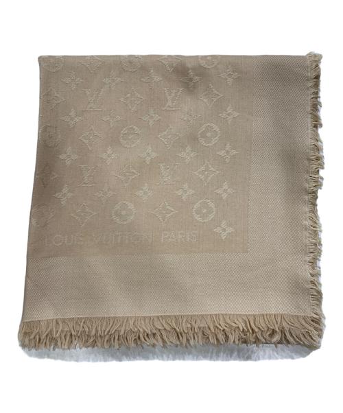 LOUIS VUITTON（ルイ ヴィトン）LOUIS VUITTON (ルイ ヴィトン) 大判ストール ベージュの古着・服飾アイテム