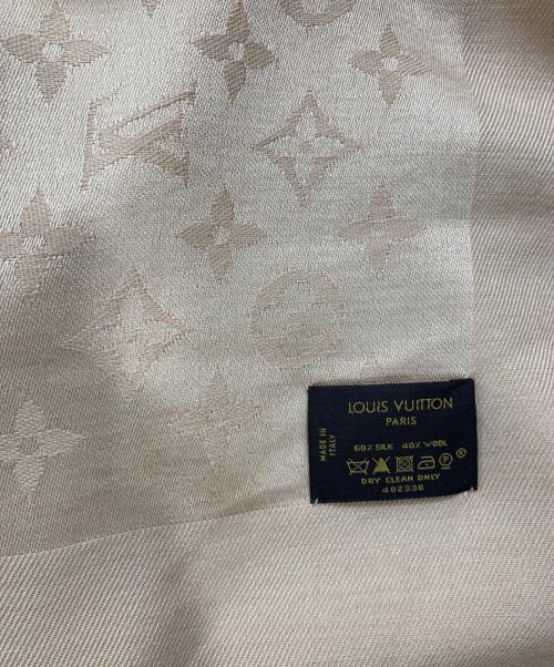 LOUIS VUITTON（ルイ ヴィトン）LOUIS VUITTON (ルイ ヴィトン) 大判ストール ベージュの古着・服飾アイテム