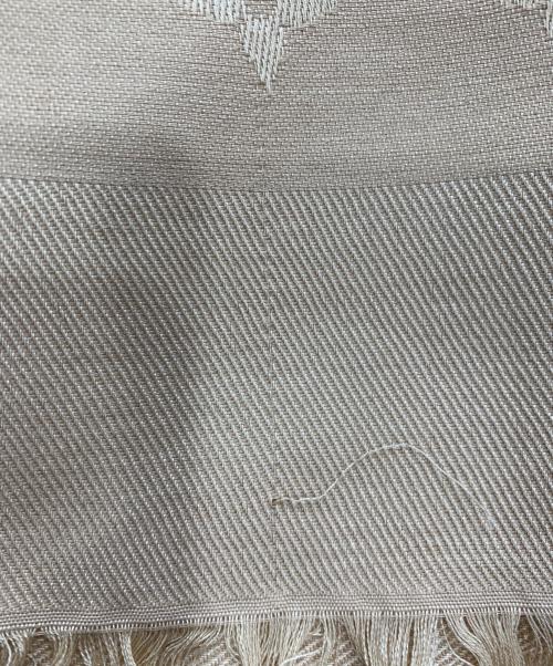 LOUIS VUITTON（ルイ ヴィトン）LOUIS VUITTON (ルイ ヴィトン) 大判ストール ベージュの古着・服飾アイテム