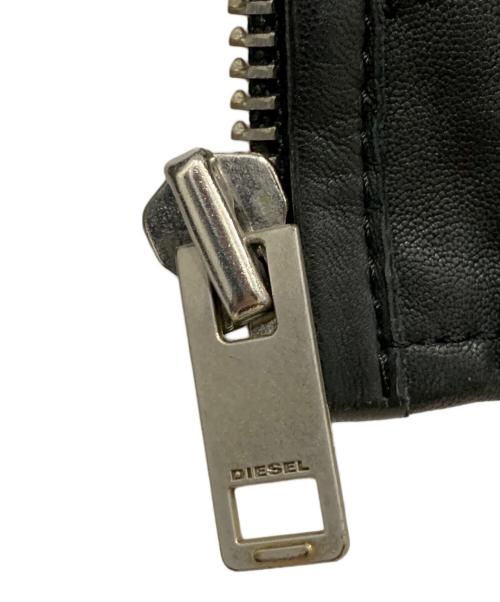 DIESEL（ディーゼル）DIESEL (ディーゼル) ラムレザージャケット ブラック サイズ:Mの古着・服飾アイテム