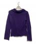ISSEY MIYAKE (イッセイミヤケ) 薄手カーディガン パープル サイズ:3：12000円