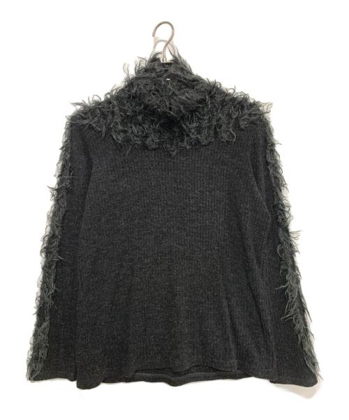 ISSEY MIYAKE（イッセイミヤケ）ISSEY MIYAKE (イッセイミヤケ) 薄手ニット ブラック サイズ:2の古着・服飾アイテム
