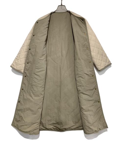 Samansa Mos2（サマンサモスモス）Samansa Mos2 (サマンサモスモス) リバーシブルコート ベージュ×カーキ サイズ:FREEの古着・服飾アイテム