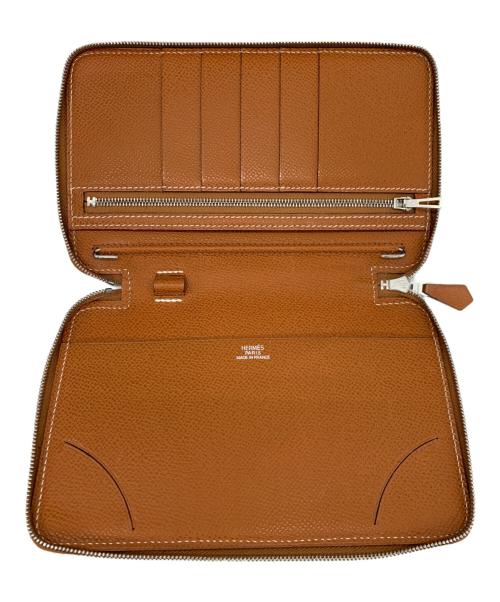 HERMES（エルメス）HERMES (エルメス) 手帳カバー オレンジの古着・服飾アイテム