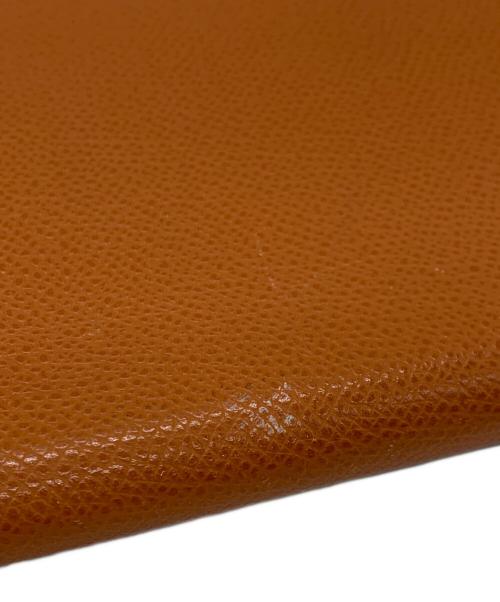 HERMES（エルメス）HERMES (エルメス) 手帳カバー オレンジの古着・服飾アイテム